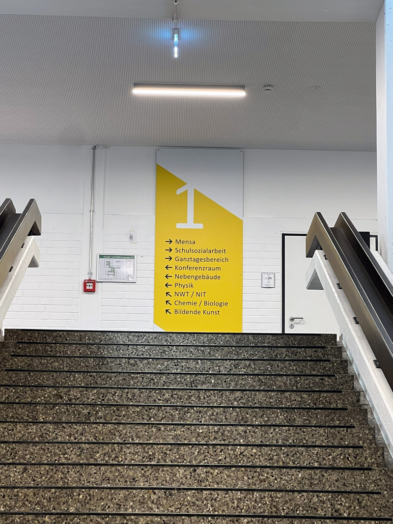 Unser neues Wegeleitsystem