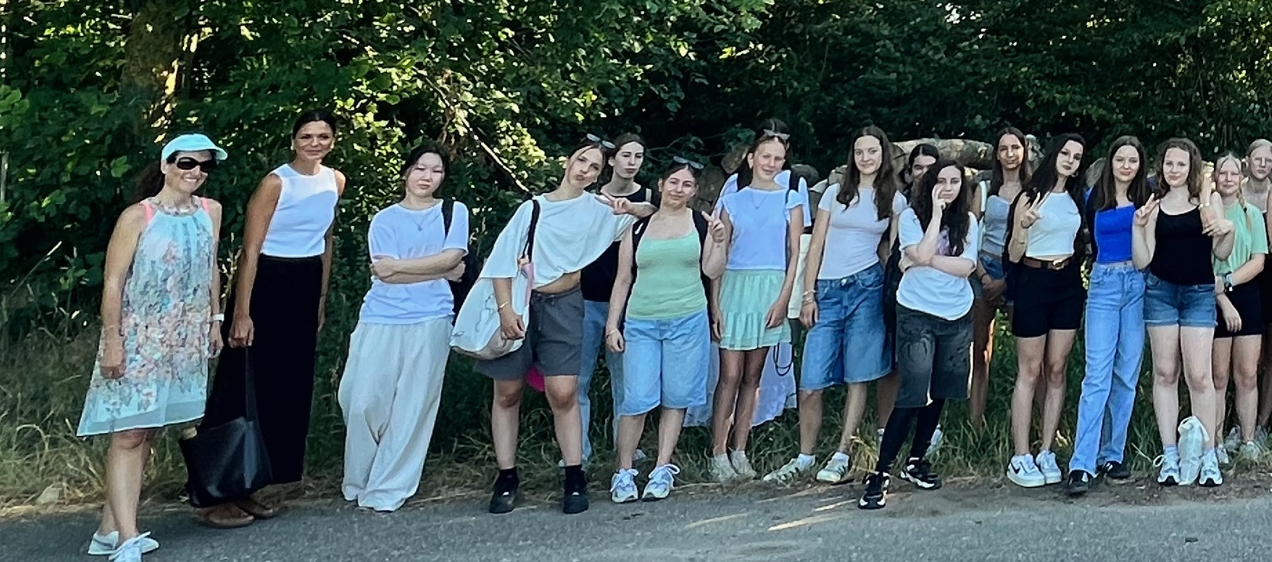 Gruppenbild beim Kino-Wandertag