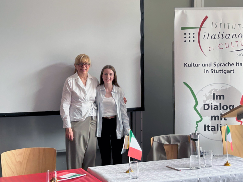 Preisverleihung des italienischen Wettbewerbs